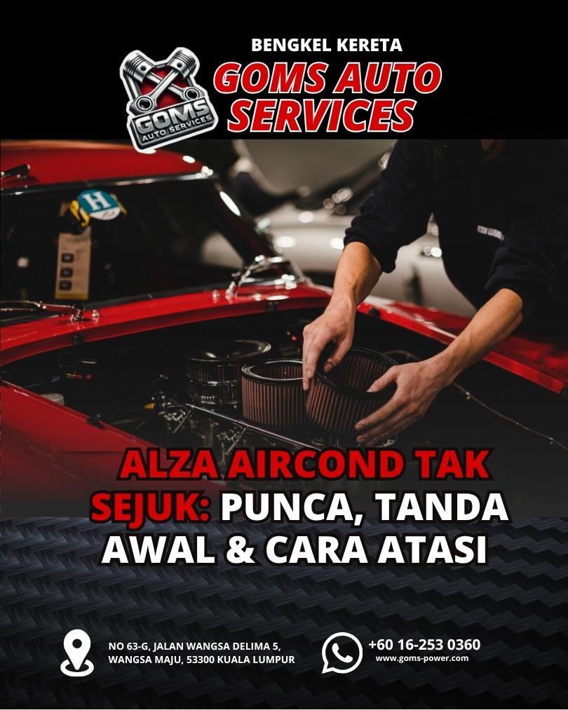 Alza Aircond Tak Sejuk