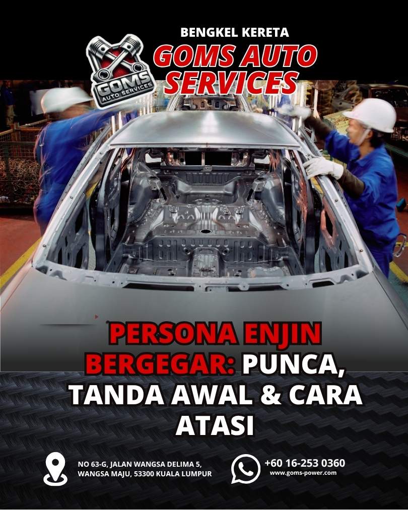 Persona Enjin Bergegar Punca, Tanda Awal & Cara Atasi