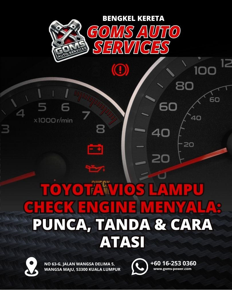 Toyota Vios Lampu Check Engine Menyala